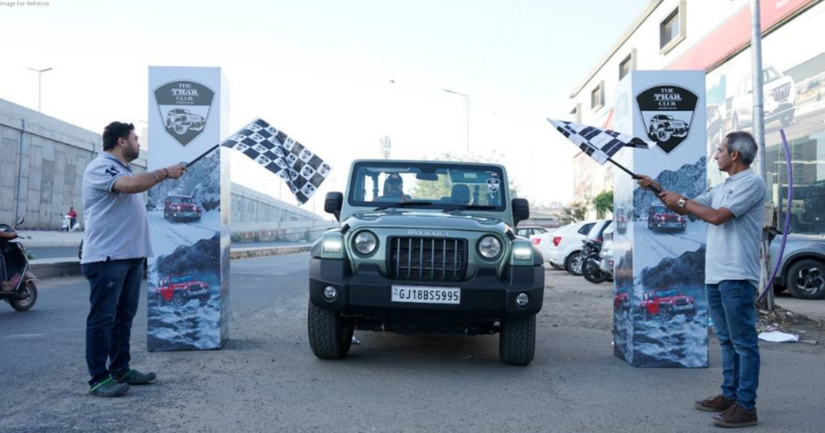 Thar Club was launched at Ahmedabad; an off-roading event was organized with more than 40 Thars
